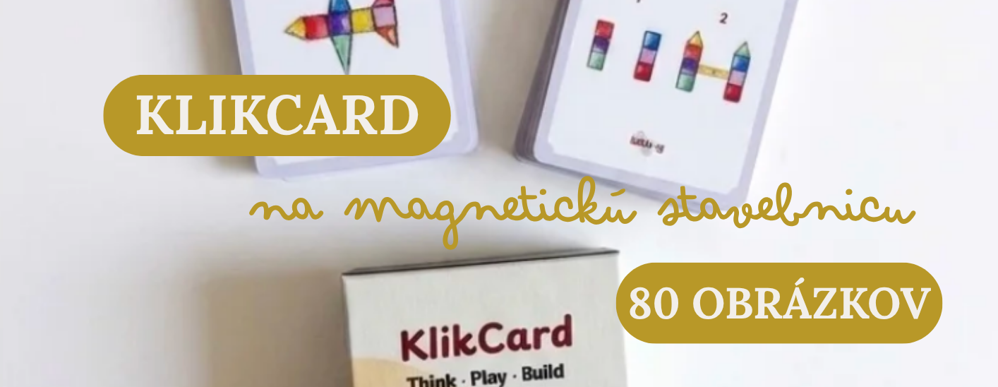 KlikCard pre magnetické stavebnice